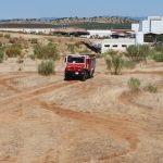 Formación en conducción de camiones para los Bomberos de Badajoz